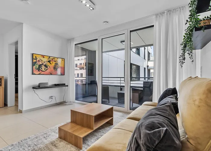 Modern 1-br With Balcony In Cessange Apartment Luxembourg